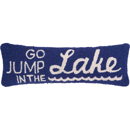 Lake Adventure Hooked Pillow - OUT OF STOCK UNTIL 09/24/2026