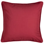 Cape Regatta Solid Red Square Pillow
