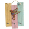 Seabreeze Hummingbird Key Hook Plaque