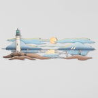 Lighthouse Sunset Wall Art