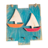 Harbor Breeze Sailboat Key Hook Plaque