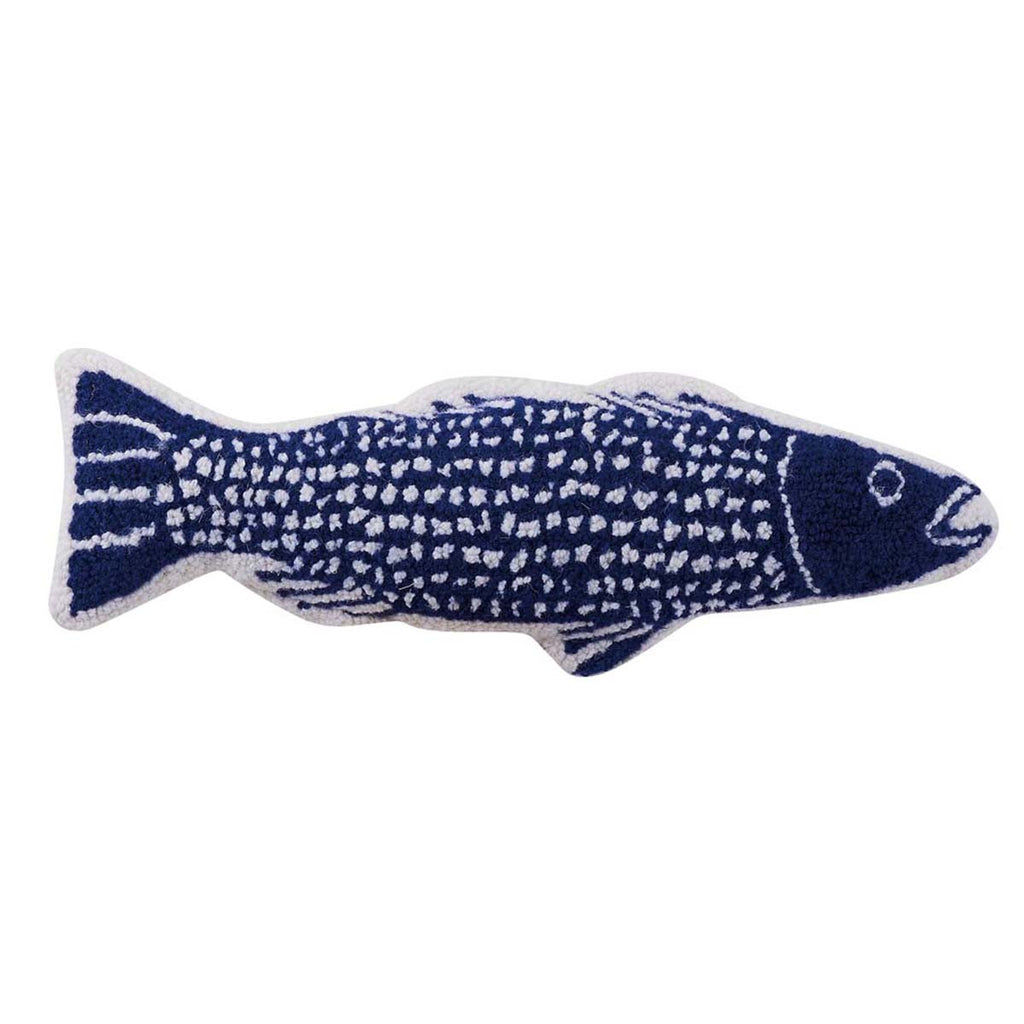 Striper Adventure Hooked Pillow - OUT OF STOCK UNTIL 08/27/2026