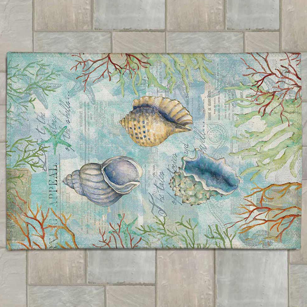 Seashell Story Outdoor Rug - 4 x 6