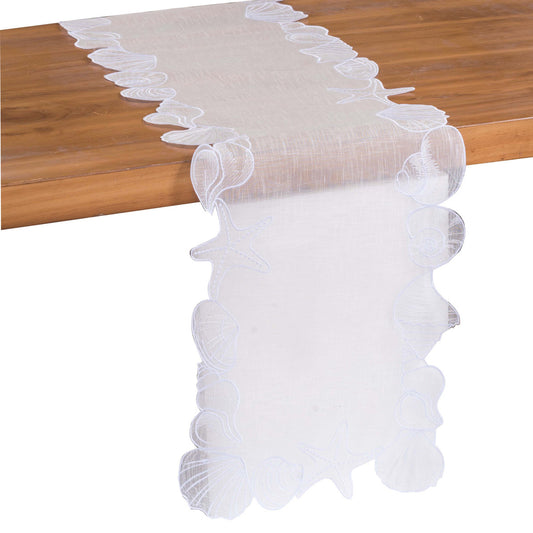 Coastal Shell Table Runner