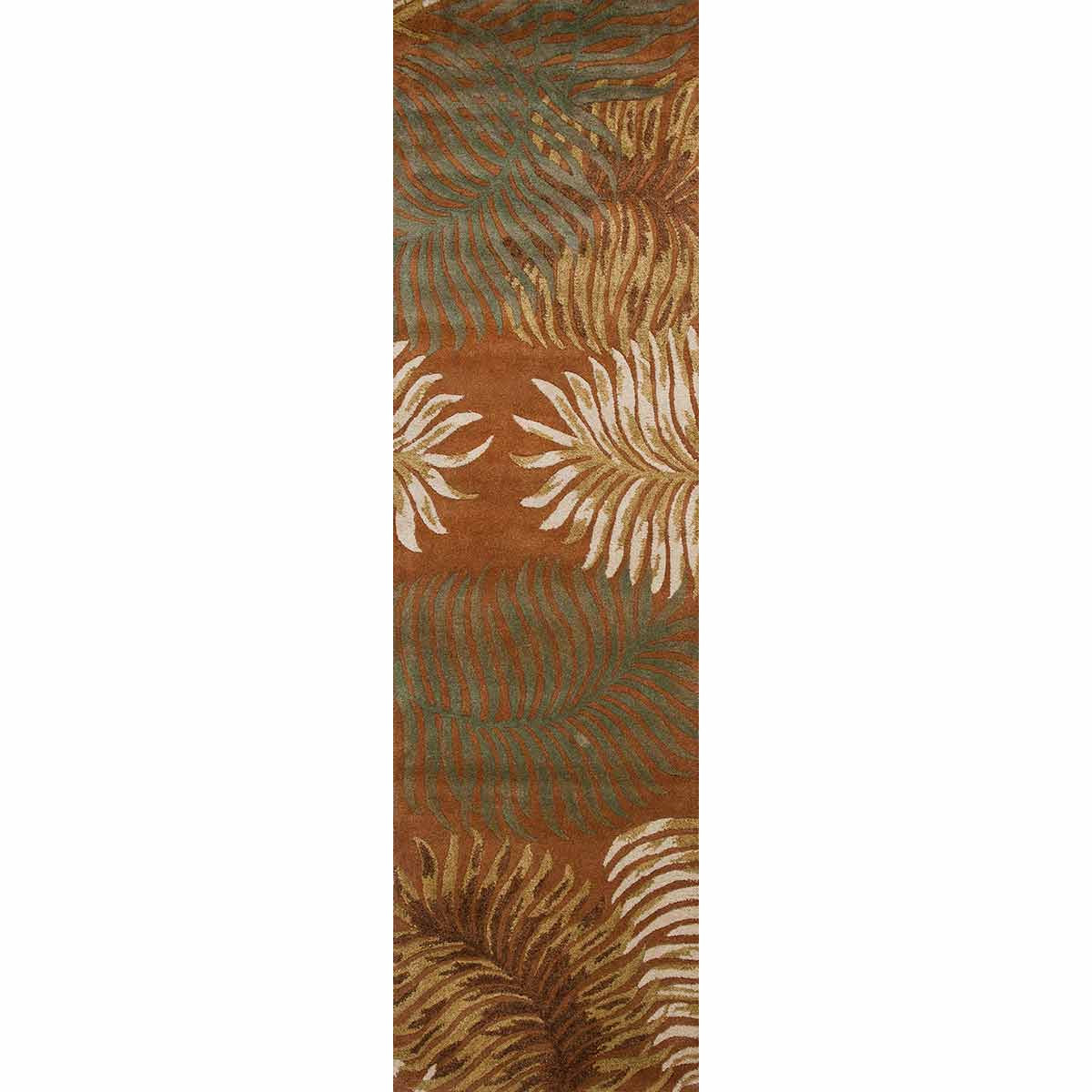 Havana Rust Fern View Rug - 2 x 8 - OUT OF STOCK UNTIL 07/14/2026