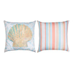 Beach Breeze Scallop Indoor/Outdoor Pillow