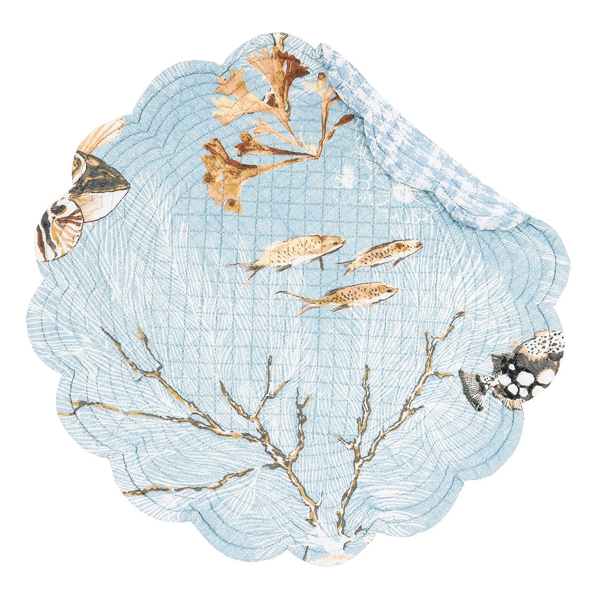 Undersea Impressions Round Placemats - Set of 6