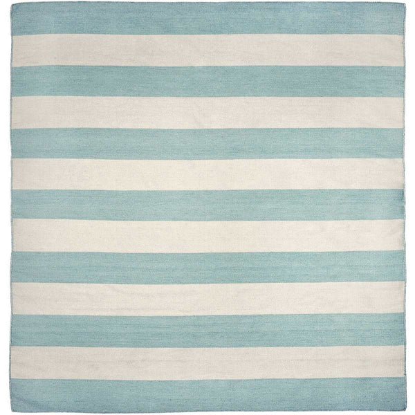 Carlsbad Beach Stripes Indoor/Outdoor Rug - 8 Ft. Square