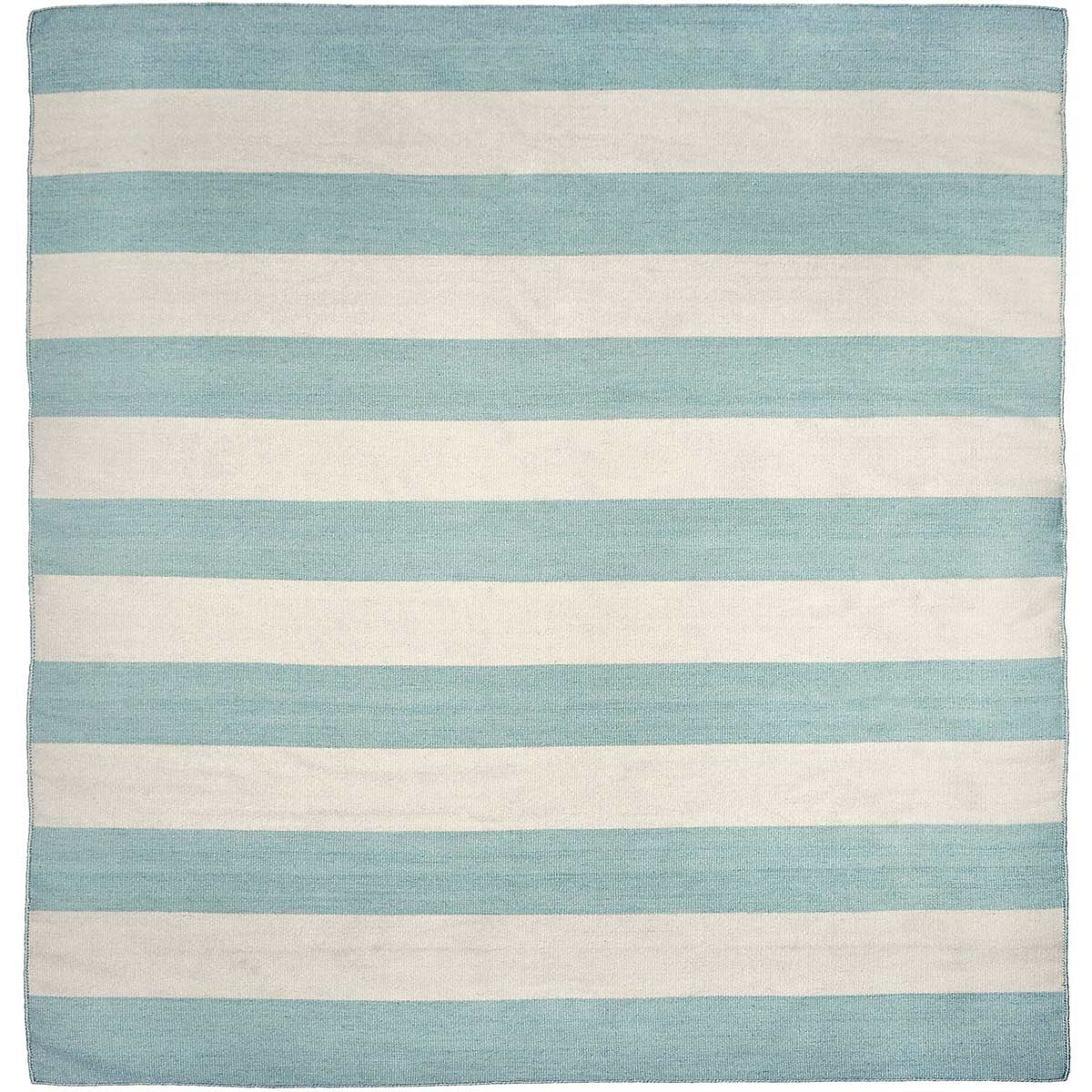 Carlsbad Beach Stripes Indoor/Outdoor Rug - 8 Ft. Square
