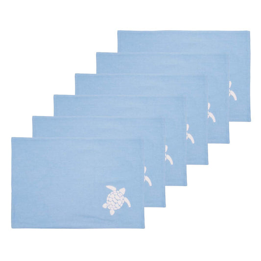 Lagoon Turtle Placemats - Set of 6