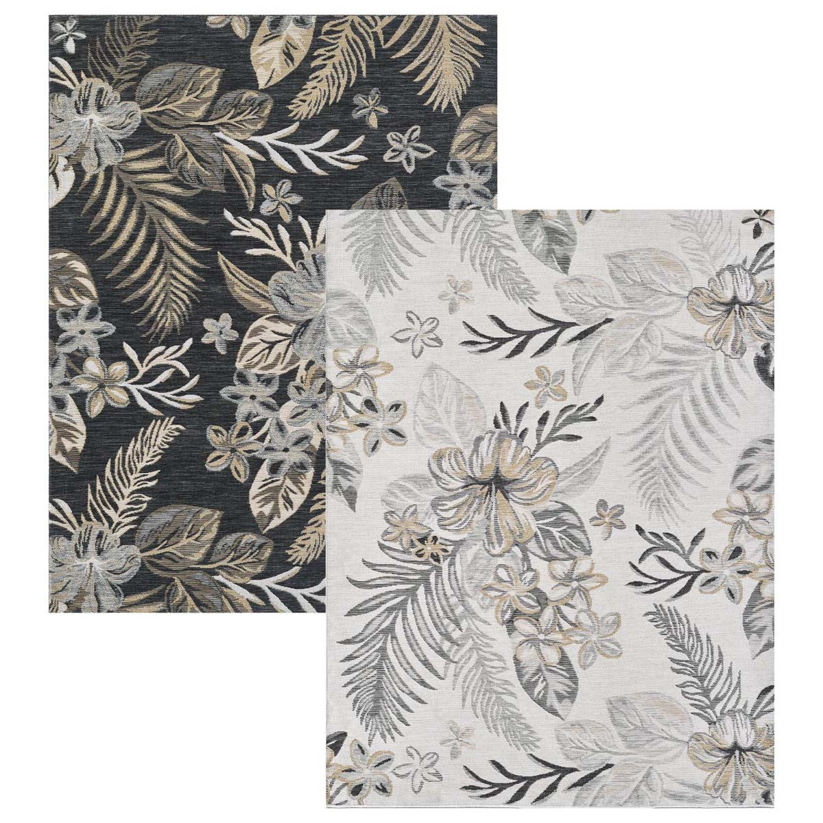 Hibiscus Leaves Indoor/Outdoor Rug - 7 x 9 - OUT OF STOCK UNTIL 10/05/2026