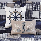 Seaside Patches Pillow Set