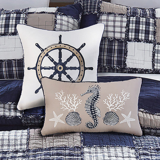 Seaside Patches Pillow Set
