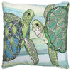 Tortoise Couple Indoor/Outdoor Pillow
