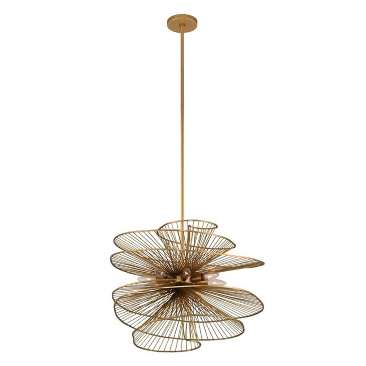 Seascape Gold Pendant Light - 32 Inch