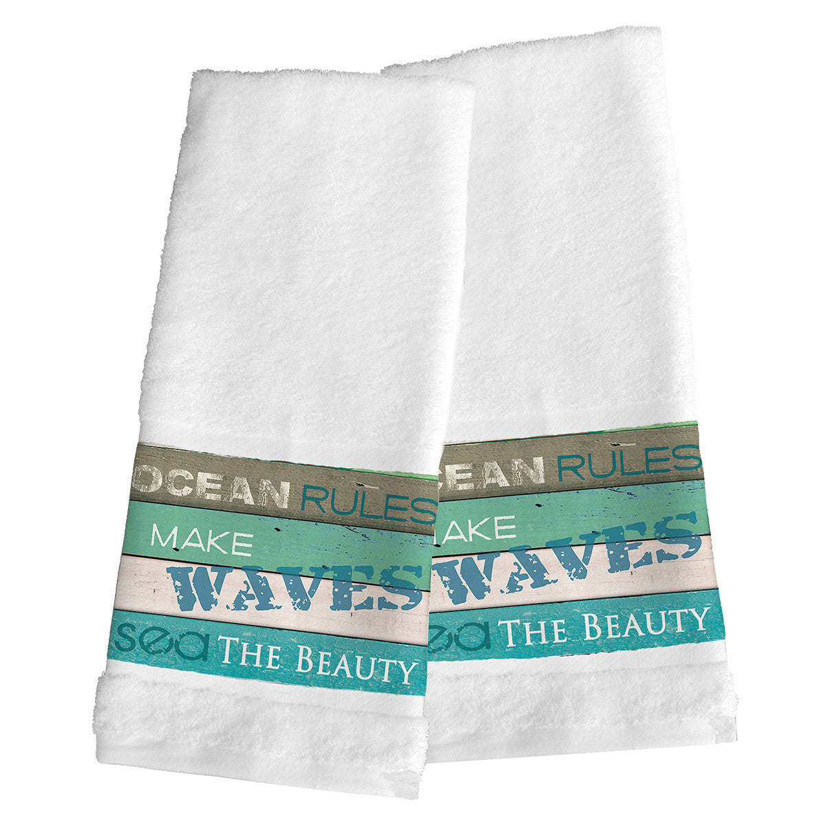 Sea Rules Hand Towels - Set of 2 - OUT OF STOCK UNTIL 09/01/2026