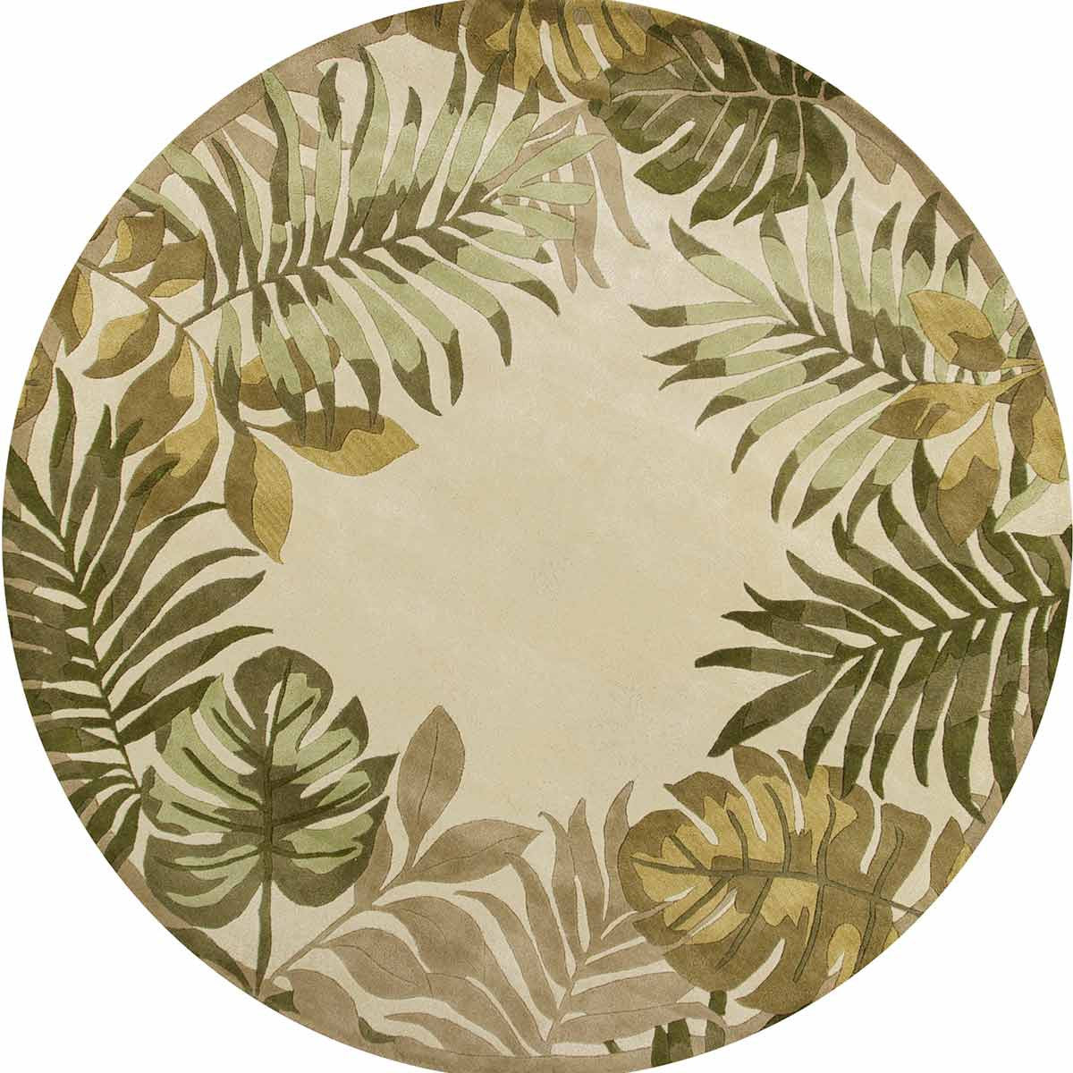 Havana Ivory Paradise Rug - 8 Ft Round