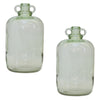 Seafoam Glass Jugs - Set of 2 - OUT OF STOCK UNTIL 08/12/2026