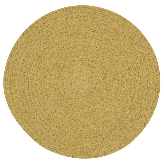 Honey Yellow Round Placemats - Set of 4