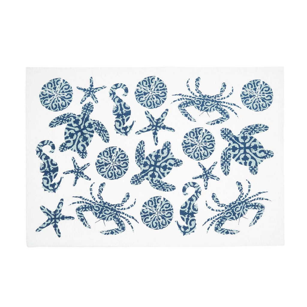 Seaside Blue Placemats - Set of 6