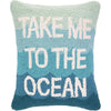 Ocean Paradise Hooked Pillow