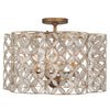 Ocean Whisper Semi Flush Light
