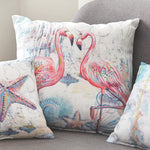 Aquatic Jewels Indoor/Outdoor Pillow - Flamingo