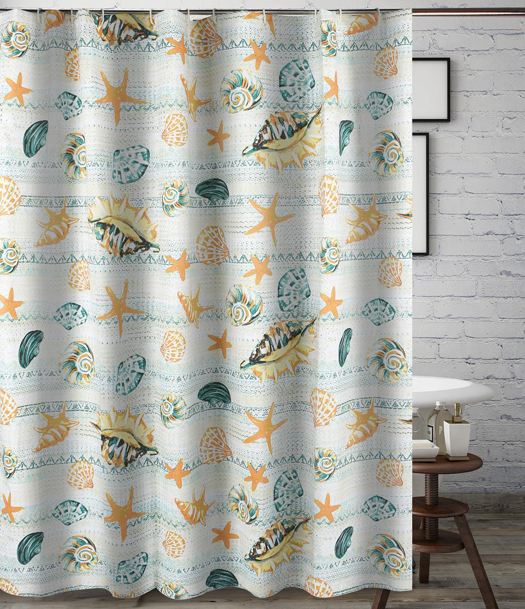 Jade Beach Shower Curtain