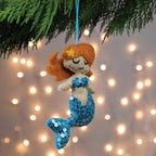 Sea Queen Felt Ornaments - Set of 4