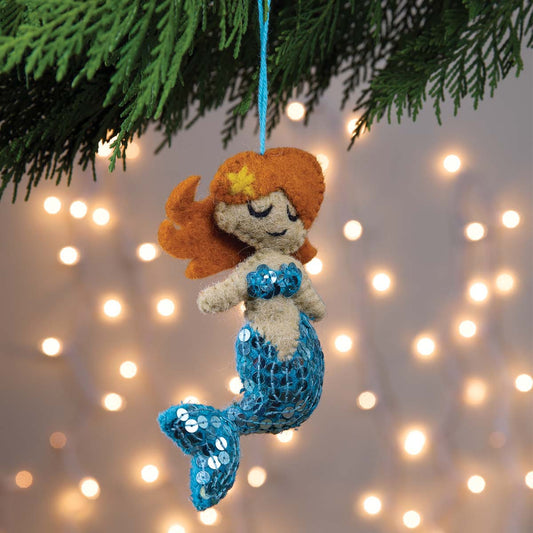 Sea Queen Felt Ornaments - Set of 4 - OUT OF STOCK UNTIL 07/03/2026