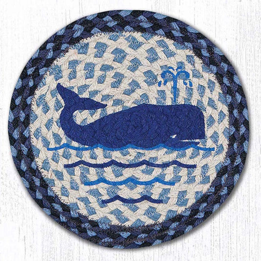 Breaching Whale Round Trivets - Set of 3