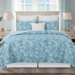 Blue Tropics Quilt Set - Full/Queen - OUT OF STOCK UNTIL 09/03/2026