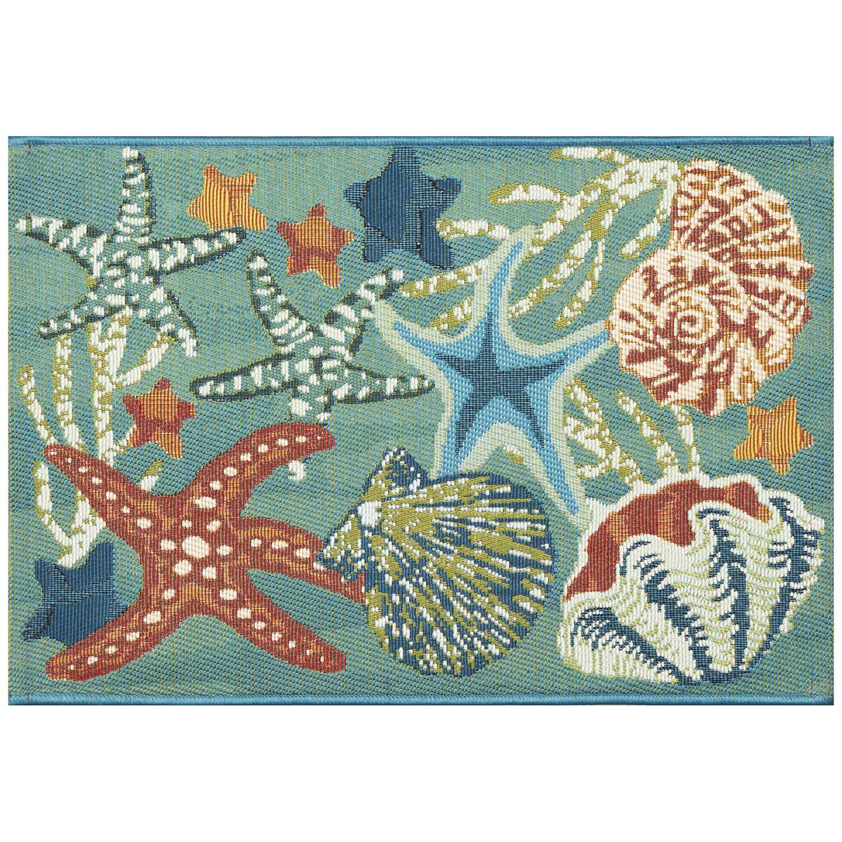 Ocean Gems Indoor/Outdoor Floor Mat - 2 x 3