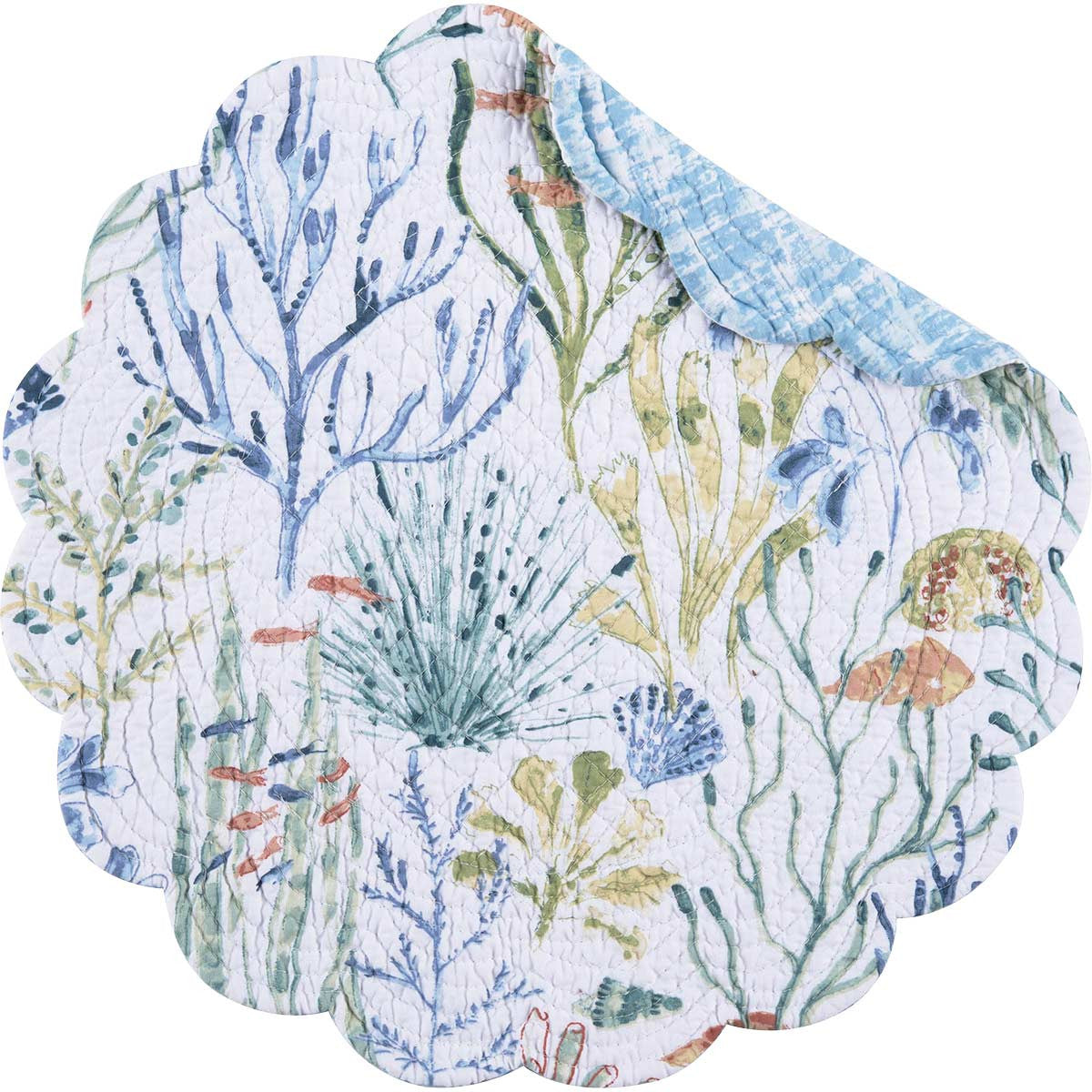 Coral Gardens Round Placemats - Set of 6