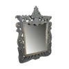 Tropical Impression Gray Washed Framed Mirror