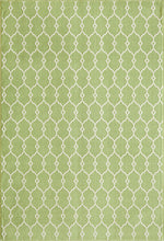 Baja Latticework Green Rug - 9 x 13