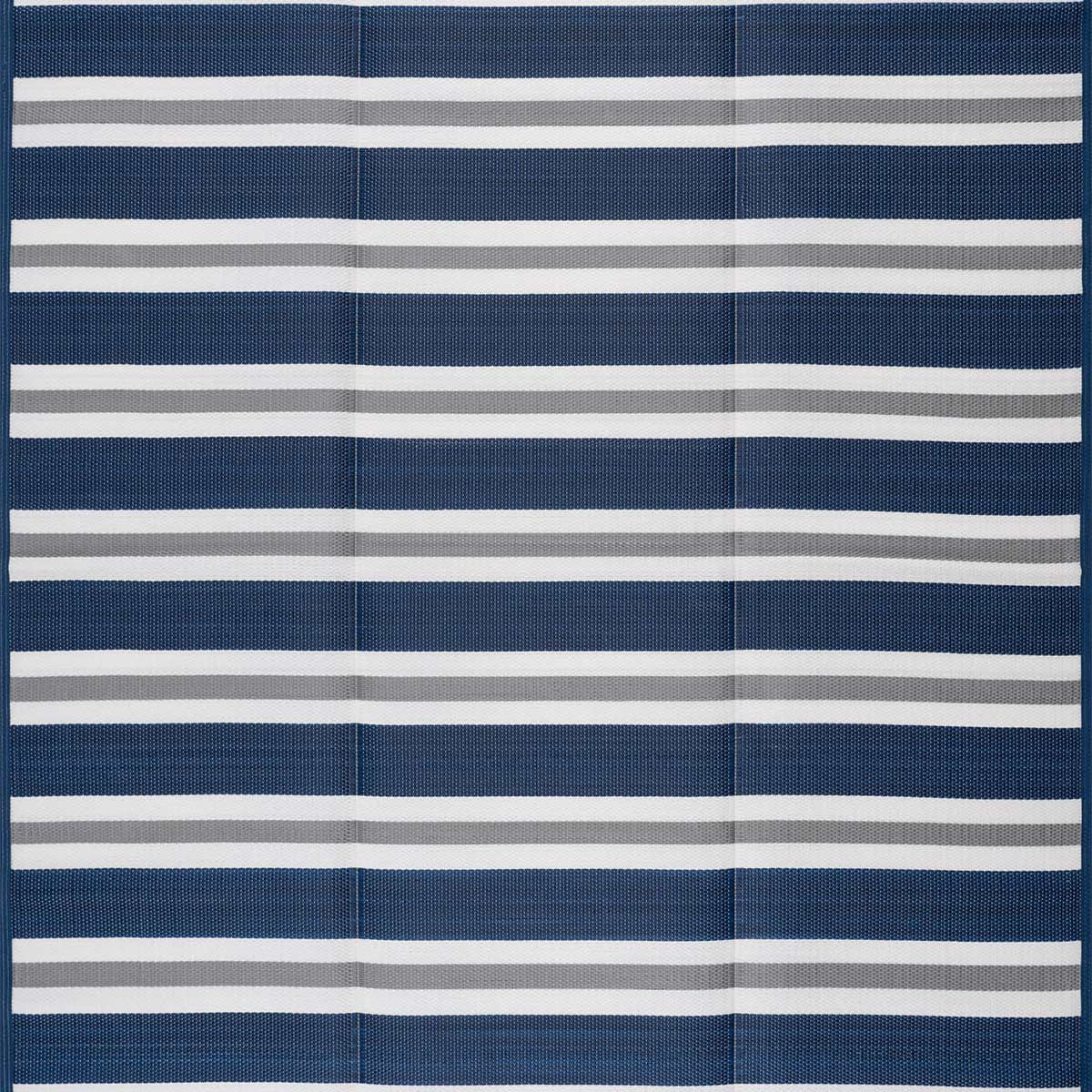 Yacht Club Stripes Indoor/Outdoor Utility Mat - 4 x 6 - OUT OF STOCK UNTIL 09/02/2026