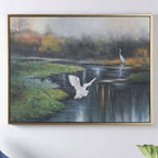 Creek Herons Wall Art