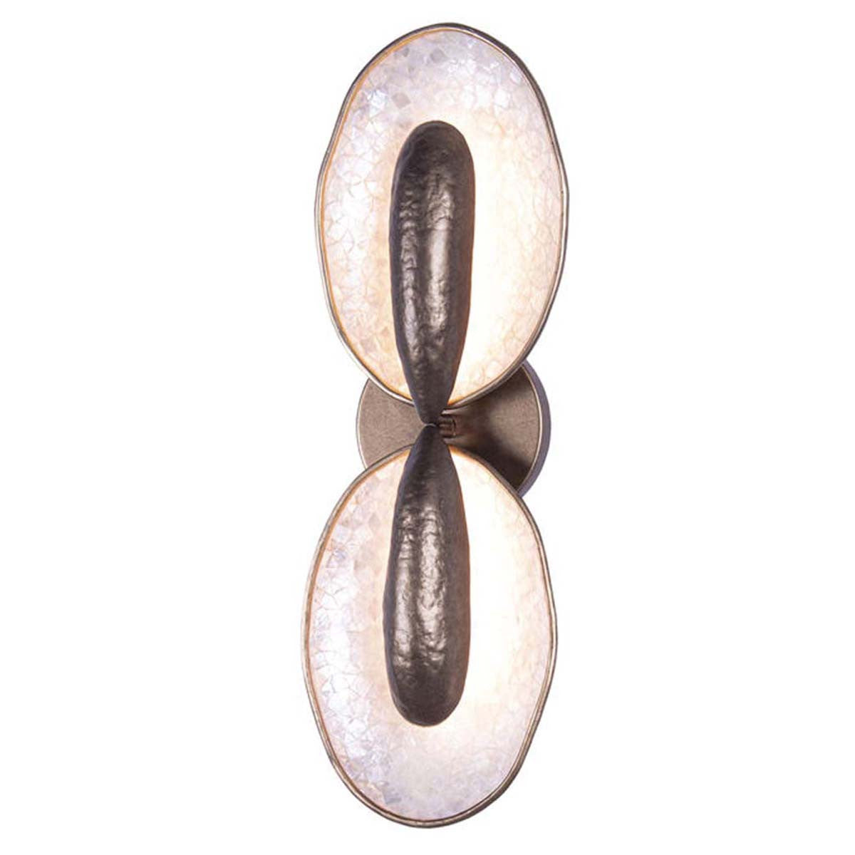 Pearl Hues Double Wall Sconce