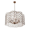 Ocean Whisper Curved Pendant - 33 Inch