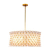 Crescent Shell Pendant Light - 30 Inch