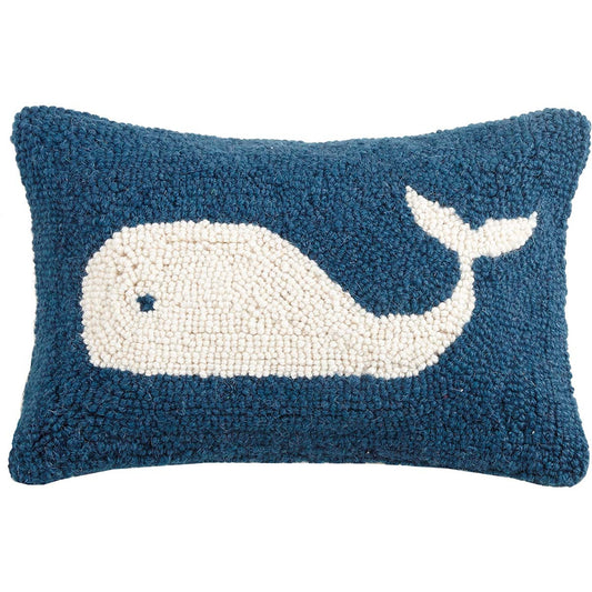 Tropical Whale Hooked Pillow - OUT OF STOCK UNTIL 08/27/2026