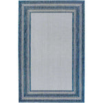 Baker Beach Multi Border Indoor/Outdoor Rug - 7 x 9