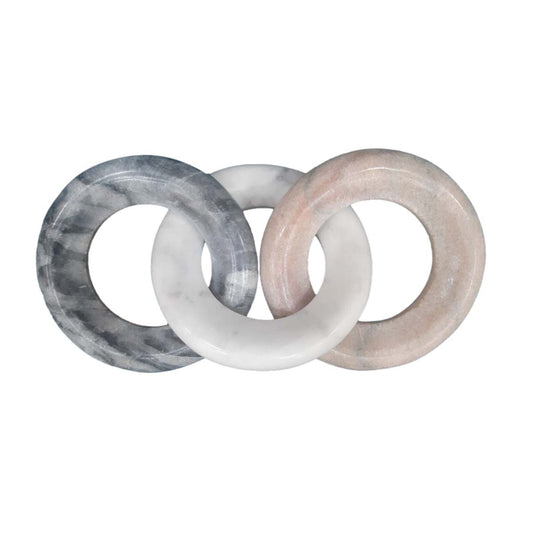 Tri-Marble Round Chain Trio