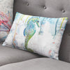 Aquatic Jewels Indoor/Outdoor Pillow - Seahorse
