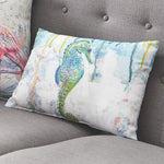 Aquatic Jewels Indoor/Outdoor Pillow - Seahorse
