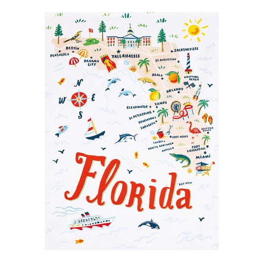 Sunshine State Kitchen Towels - Set of 4