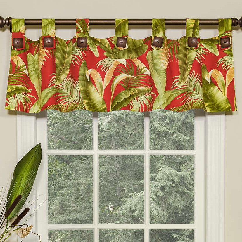 Island Paradise Tab Valance