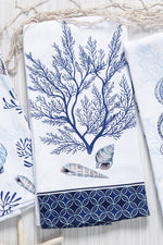 Indigo Coral Dual Purpose Terry Towel