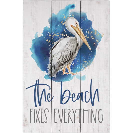 Beach Fixes Everything Wall Art